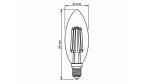 LED source E14 6W G35 Filament Neutral White